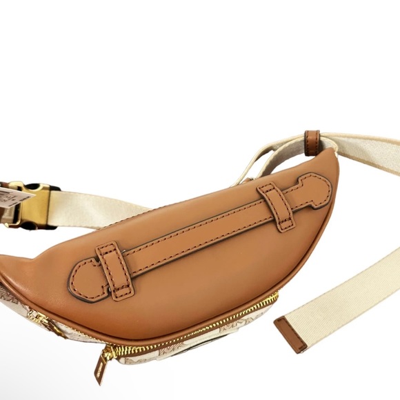 Michael Kors Erin XS Waist Bag FannyPack Crossbody MK Logo Jacquard Luggage - Picture 8 of 10